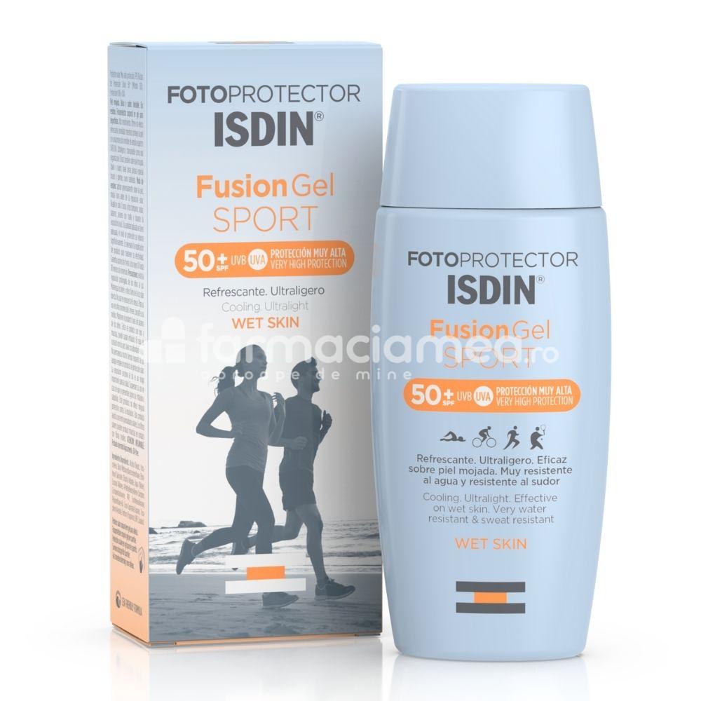 Protecție solară - ISDIN Fusion gel sport SPF50, 100ml, farmaciamea.ro