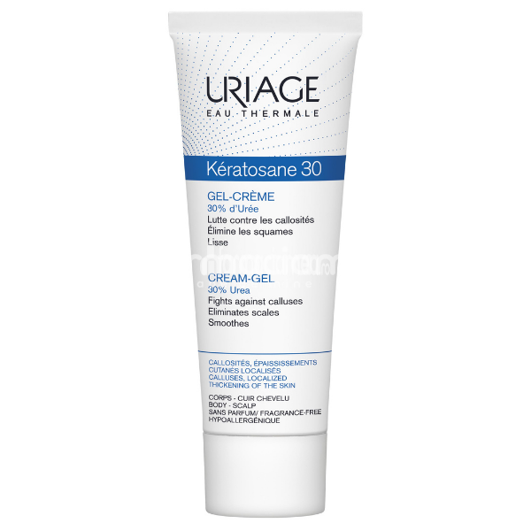 Îngrijire corp - Uriage Keratosane 30 gel crema piele ingrosata, 75 ml, farmaciamea.ro