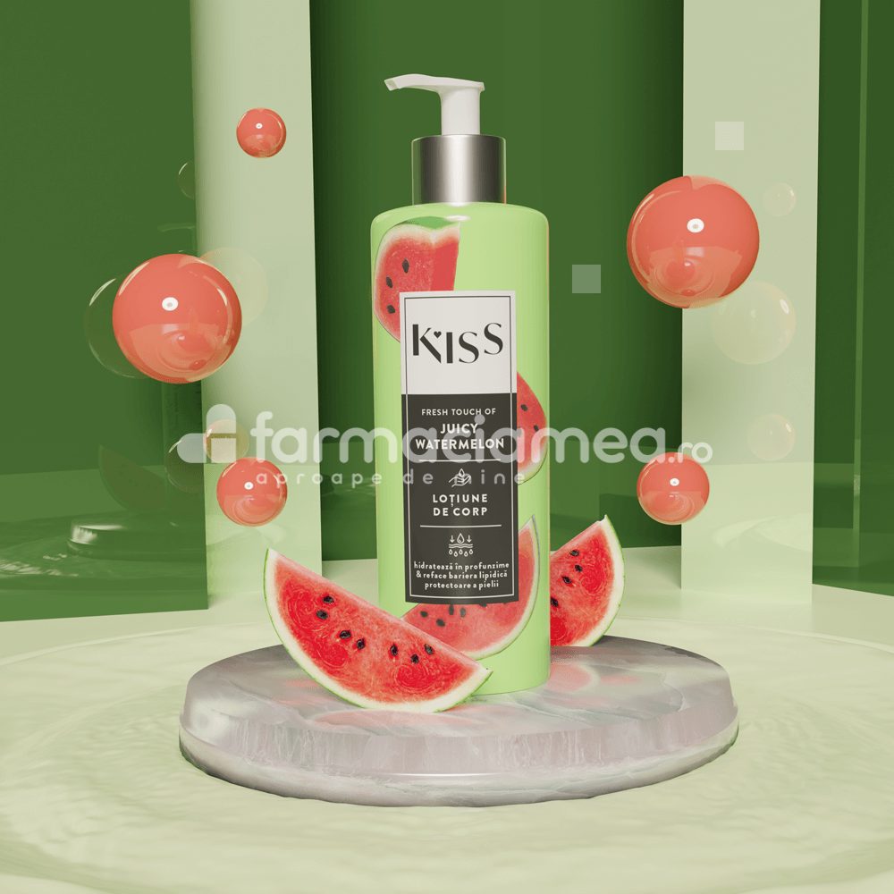 Îngrijire corp - KISS Lotiune corp juicy watermelon x250ml, farmaciamea.ro