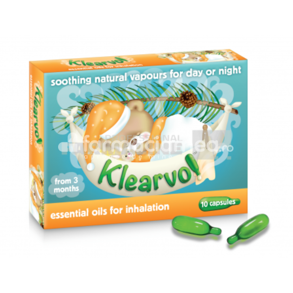 Terapii alternative - Klearvol uleiuri esentiale pentru inhalat, 10 capsule, Queisser Pharma, farmaciamea.ro