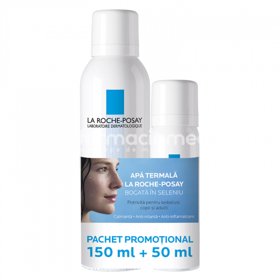 Dermatologie pediatrică - LA ROCHE POSAY Pachet promotional Apa termala spray, 150ml + Apa termala spray, 50ml, farmaciamea.ro