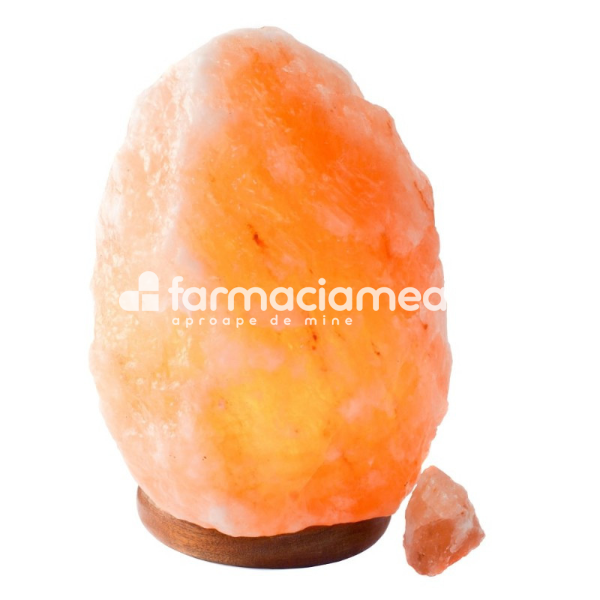 Fitoterapice - Lampa din cristale de sare natural-usb, Monte Salt Crystal, farmaciamea.ro