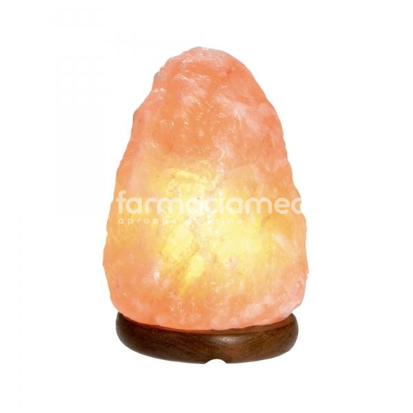 Fitoterapice - Lampa electrica din Cristale de Sare 3-4 kg, Monte Salt Crystal, farmaciamea.ro