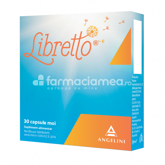 Stres și epuizare - Libretto 30 capsule, Angelini, farmaciamea.ro