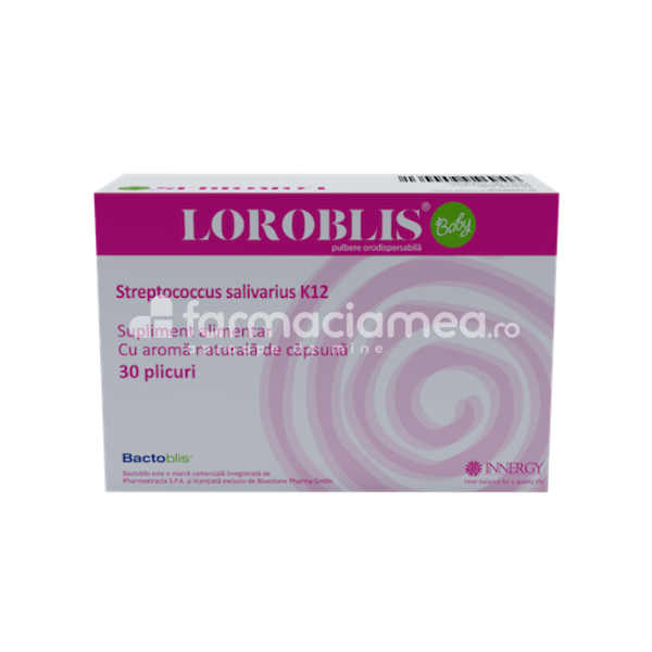 Probiotice - Loroblis Baby, 30 plicuri Innergy, farmaciamea.ro