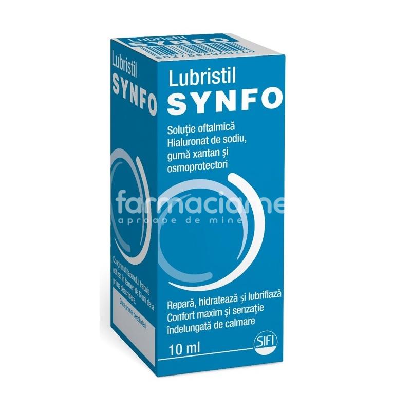 Produse oftalmologice - Lubristil Synfo  solutie oftalmica x 10ml, farmaciamea.ro