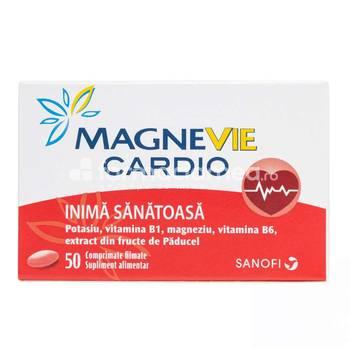 Afecțiuni cardio și colesterol - Magnevie Cardio x 50 comprimate filmate, farmaciamea.ro