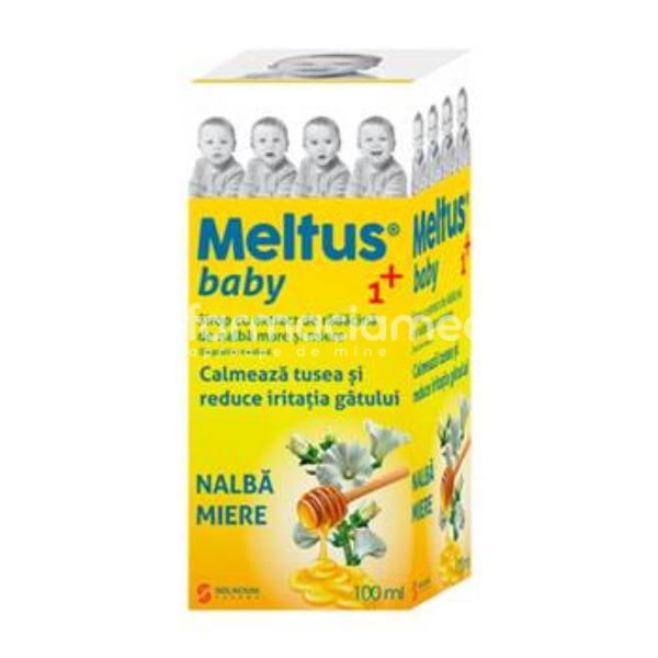 Tuse - Meltus Baby sirop, 100 ml, Solacium, farmaciamea.ro