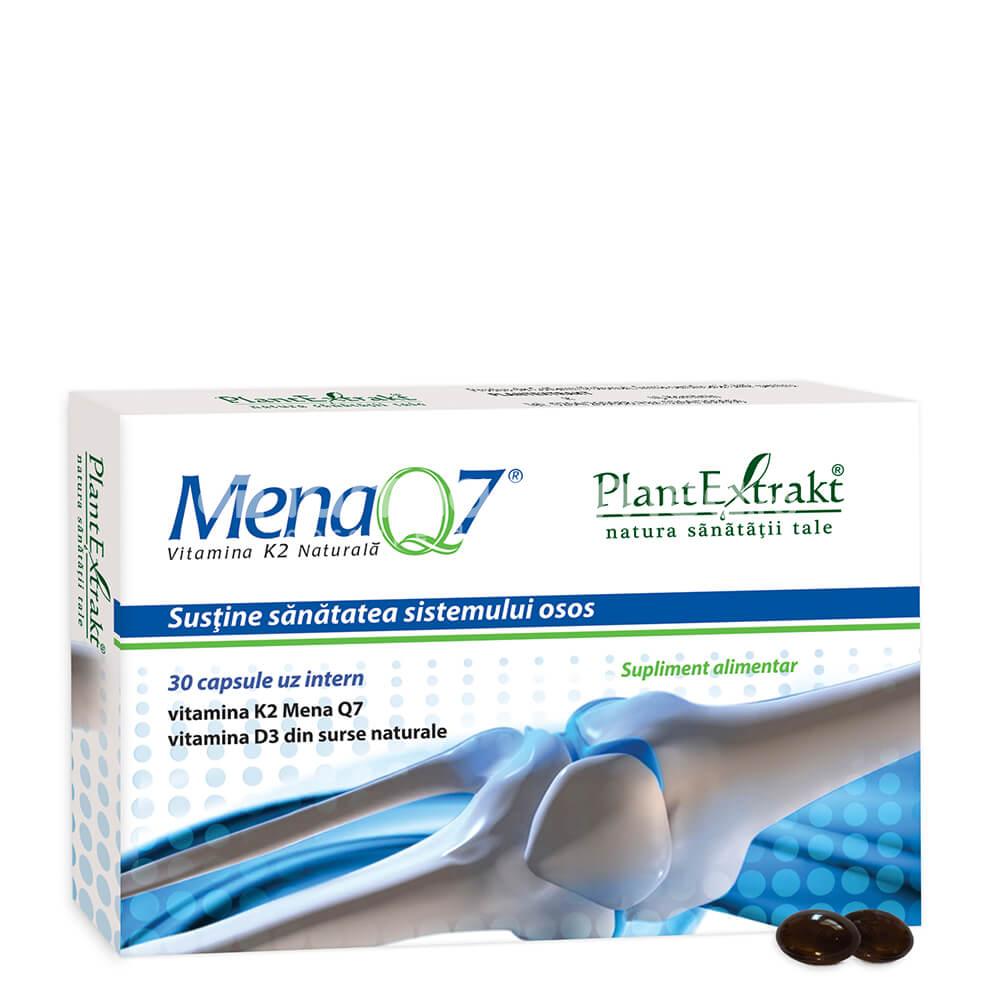 Fitoterapice - Mena Q7, sanatate osteo articulara, 30 capsule , PlantExtrakt, farmaciamea.ro