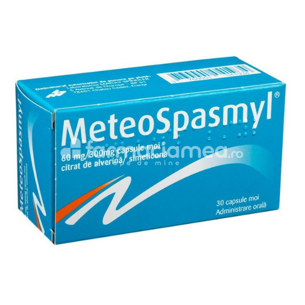 Afecțiuni ale sistemului digestiv OTC - Meteospasmyl, 30capsule, Laboratoires Mayoly Spindler, farmaciamea.ro
