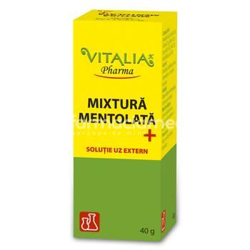 Afecțiuni ale pielii - Mixtura mentolata plus, 40 grame, Vitalia Pharma, farmaciamea.ro