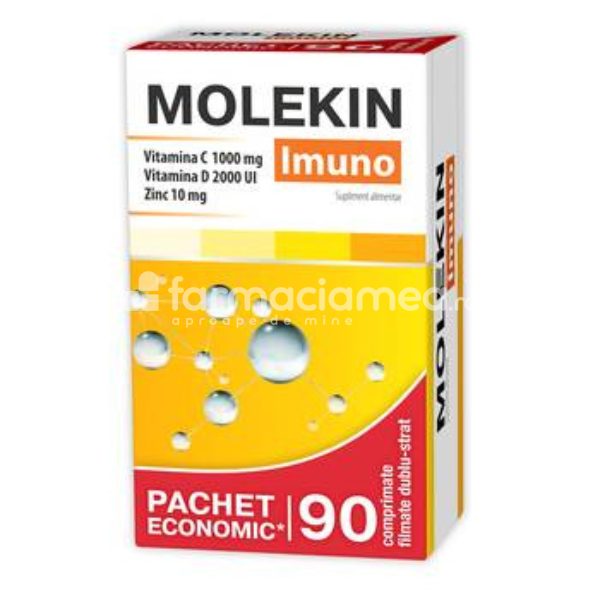 Imunitate - Molekin Imuno, 90 cpr film, Zdrovit, farmaciamea.ro