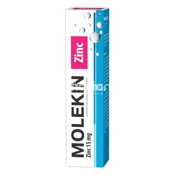 Imunitate - Molekin Zinc 15 mg, 20 comprimate efervescente, Zdrovit, farmaciamea.ro