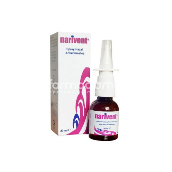 Decongestionant nazal - Narivent spray nazal, 20ml, Plantamed, farmaciamea.ro