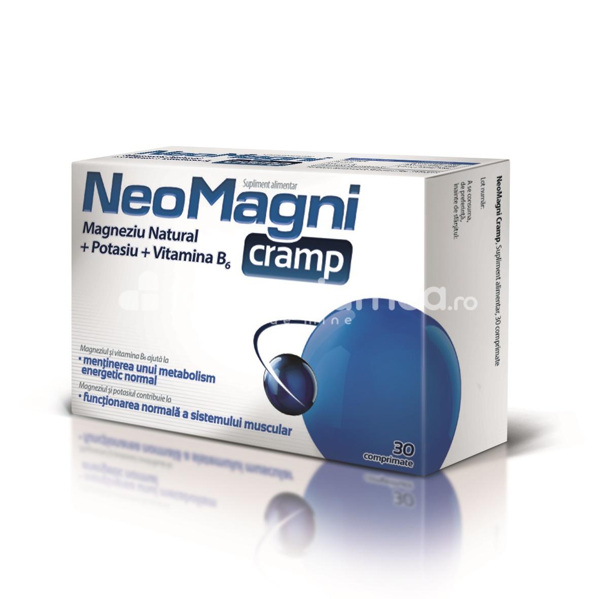 Anticârcel - Aflofarm NeoMagni Cramp, 30 comprimate, farmaciamea.ro