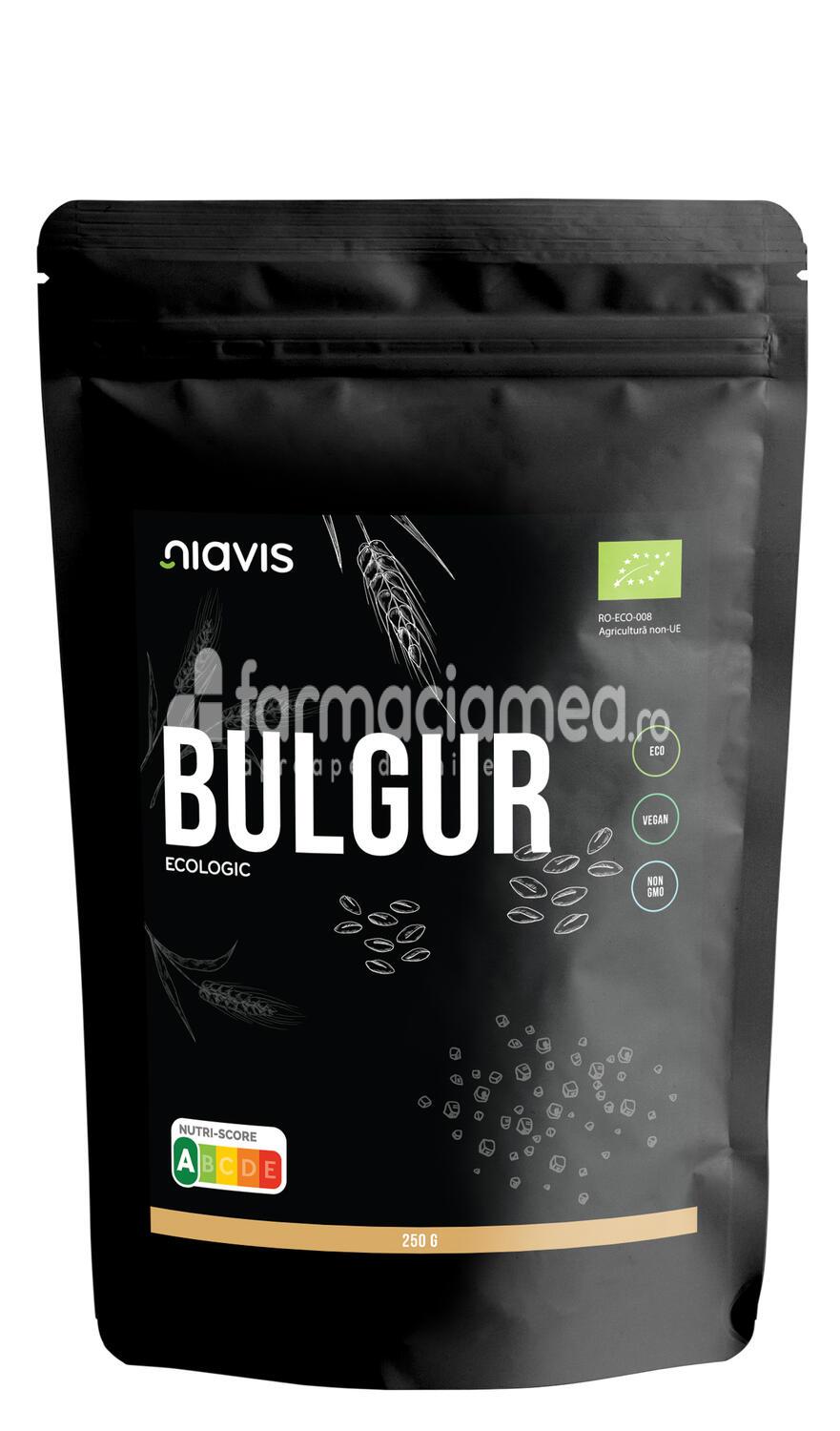 Alimente și băuturi - Niavis Bulgur ecologic Bio, 250 g, farmaciamea.ro