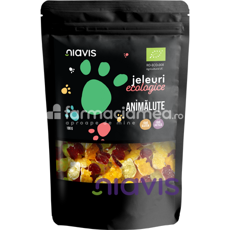Alimente și băuturi - Niavis Jeleuri ecologice "Animalute", 100g, farmaciamea.ro
