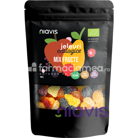 Alimente și băuturi - Niavis Jeleuri ecologice "Mix fructe", 100g, farmaciamea.ro