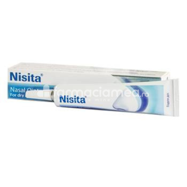 Sinusuri - Nisita unguent nazal, indicat in regenerarea mucoasei nazale, 20 grame, Vedra, farmaciamea.ro
