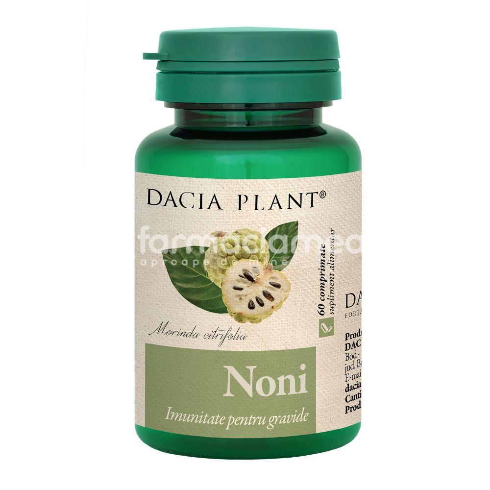 Suplimente naturiste - Noni, sustine imunitatea, de la 5 ani, 60 comprimate, Dacia Plant, farmaciamea.ro