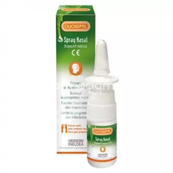 Sănătatea aparatului respirator - Olioseptil Spray Nazal cu Ulei Esential de Menta si Cimbru, 20ml, Laboratoires Ineldea, farmaciamea.ro