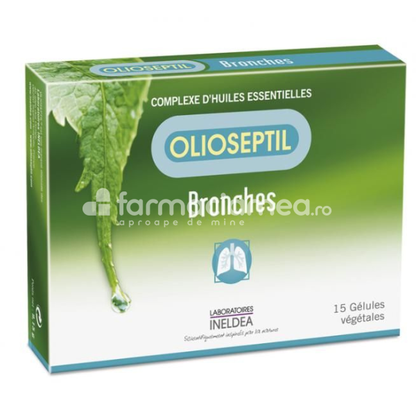 Sănătatea aparatului respirator - Olioseptill Bronches, 15 cps, Laboratoires Ineldea, farmaciamea.ro