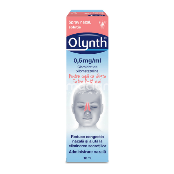 Afecțiuni ale aparatului respirator OTC - Olynth 0.5mg/ml,10ml sol. spray nazal, Johnson & Johnson, farmaciamea.ro