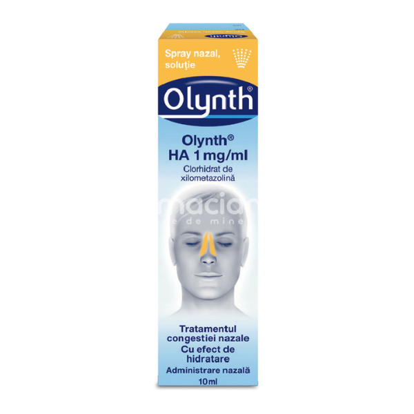 Afecțiuni ale aparatului respirator OTC - Olynth HA 0,1% spray nazal,10ml, Johnson & Johnson, farmaciamea.ro