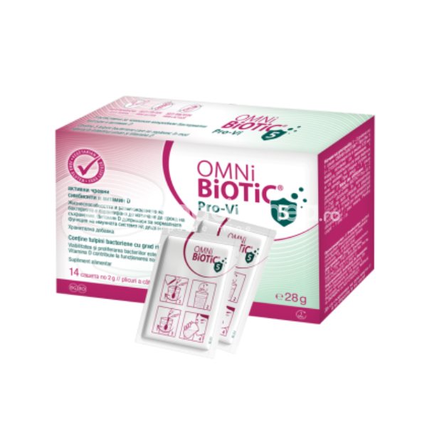 Probiotice - Omni Biotic Pro-Vi  5, 14 plicuri, Institut AllergoSan, farmaciamea.ro