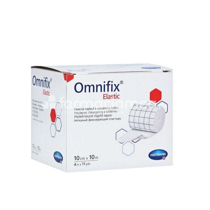 Plasturi, leucoplast și pansamente - OMNIFIX elastic 10cm/10m, Hartmann, farmaciamea.ro