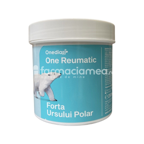 Afecțiuni osteoarticulare şi musculare - Forta Ursului Polar One Reumatic balsam pentru articulatii, 250ml, Onedia, farmaciamea.ro