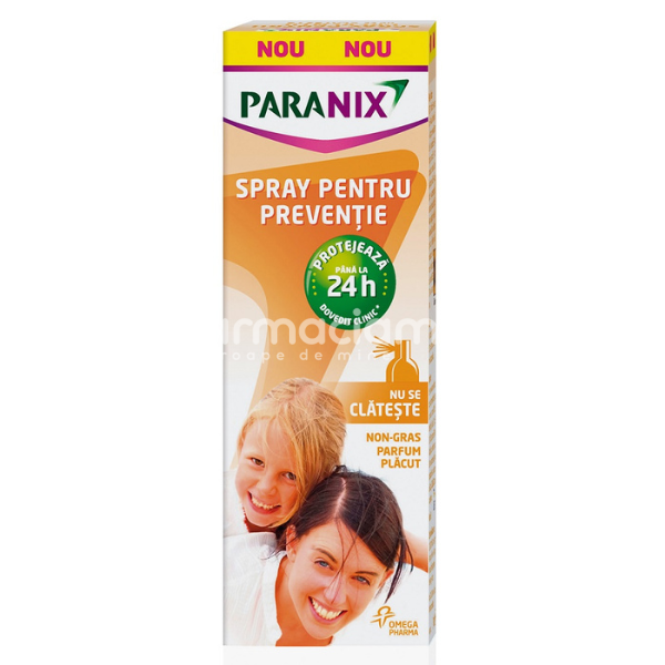 Anti-insecte - Paranix spray preventie, 100ml, Perrigo, farmaciamea.ro