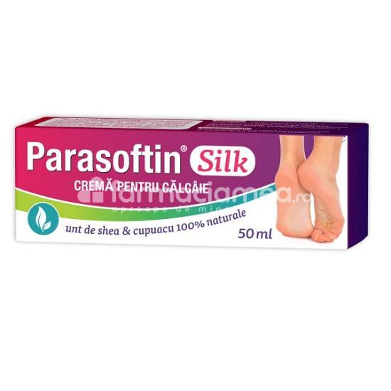 Îngrijire corp - Parasoftin silk crema pentru calcaie, 50 ml, Zdrovit, farmaciamea.ro