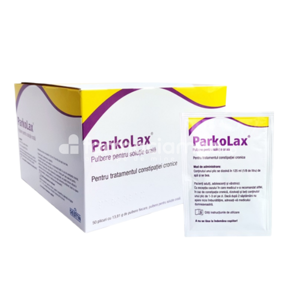 Laxative - Parkolax pulbere pentru solutie orala, 50 plicuri Desitin, farmaciamea.ro