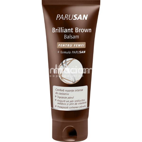 Căderea părului - Parusan brilliant brown balsam, 150ml, Zdrovit, farmaciamea.ro
