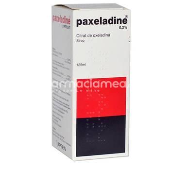 Tuse ambele forme OTC - Paxeladine 0,2% sirop x 125ml, farmaciamea.ro