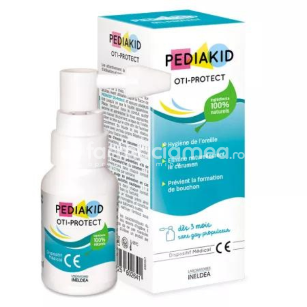 Produse pentru urechi - Pediakid Spray auricular pentru copii Oti-Protect, 30 ml, Laboratoires Ineldea, farmaciamea.ro