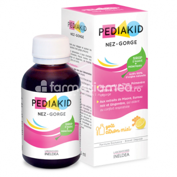 Gripă și răceală copii - Pediakid sirop raceala copii,125ml, farmaciamea.ro
