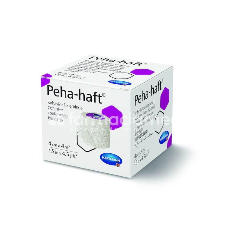 Plasturi, leucoplast și pansamente - Peha-haft bandaj elastic 4cm/4m, Hartmann, farmaciamea.ro