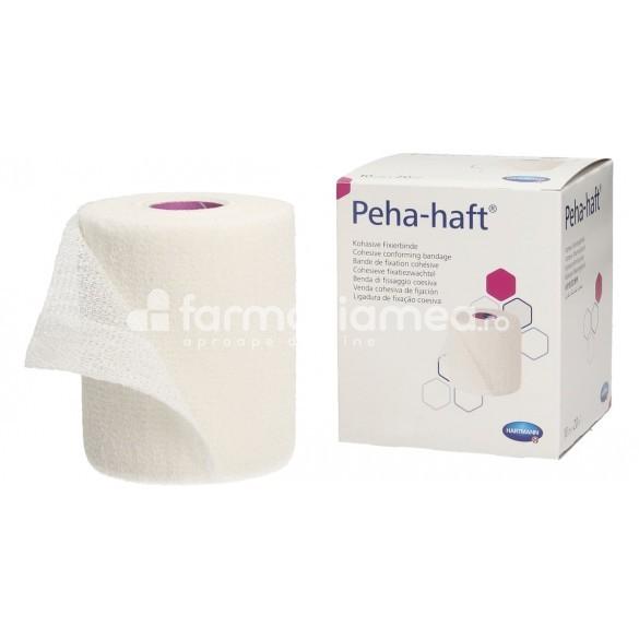 Plasturi, leucoplast și pansamente - Peha-haft bandaj elastic 6cm/4m, Hartmann, farmaciamea.ro