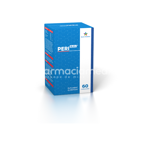 Afecțiuni ale sistemului nervos - PeriBleu, 60 capsule moi Bleu Pharma, farmaciamea.ro