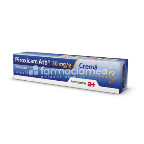 Durere OTC - Piroxicam Atb 30 mg/g crema 35g, Antibiotice, farmaciamea.ro