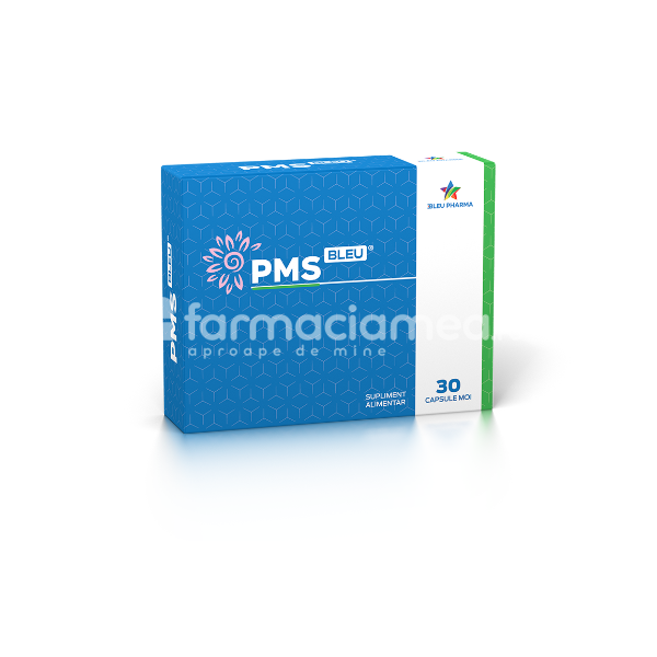 Afecțiuni urogenitale - PMS Bleu, 30 capsule Bleu Pharma, farmaciamea.ro