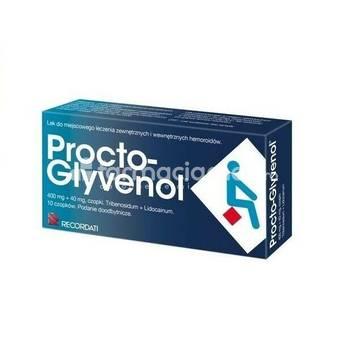 Afecțiuni circulatorii OTC - Procto-glyvenol x 10 supozitoare, farmaciamea.ro