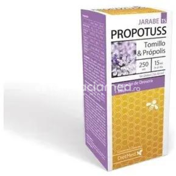 Imunitate - Propotuss sirop cimbru si propolis, 250ml, DietMed, farmaciamea.ro