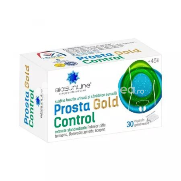Afecțiuni urogenitale - Prosta Gold Control, 30 capsule Helcor, farmaciamea.ro