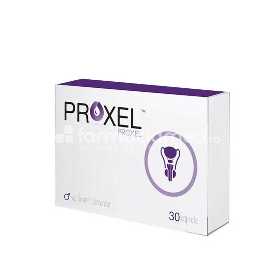 Prostată - Proxel, prostata, reduce volumul prostatei marite si ajuta la mentinerea functiei sexuale normale, 30 de capsule, Farma-Derma, farmaciamea.ro
