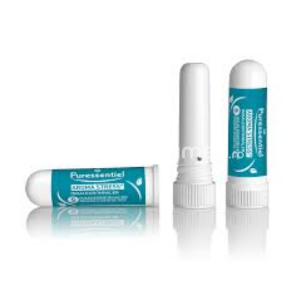 Stres şi epuizare - Puressentiel Inhalator Aroma Stress, 1ml, farmaciamea.ro