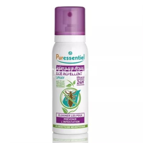 Anti-insecte - Spray Repelent Antipaduchi, 75ml Puressentiel, farmaciamea.ro