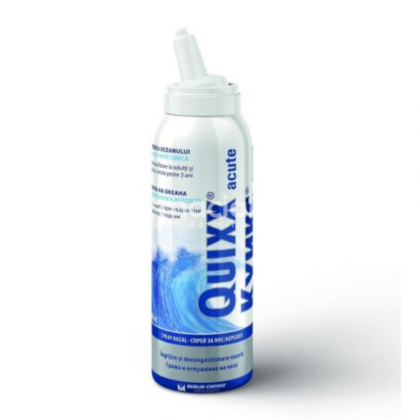 Decongestionant nazal - Quixx Acute Solutie Spray Nazal, 100 ml, Berlin Chemie, farmaciamea.ro